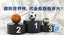 人数越多奖金越多？三大球都有世界杯，奖金差距为啥这么大？