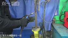 废旧千斤顶加长就是弹簧拉拔器，改装过程太简单，这样能用吗？