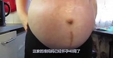 准妈妈怀孕40周，肚子大到长满妊娠纹，光看着就难受！