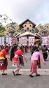 能歌善舞的黎族阿妹，每天都会在广场跳起祭祀舞
