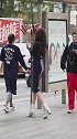 帅气温柔的时髦小姐姐，时尚街拍