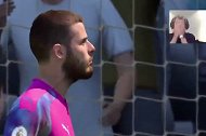 笑喷！阿奎罗FIFA20直播遭遇德赫亚黄油手