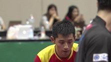 日乒赛霸气外露的张继科回来了 气场过硬强压东道主