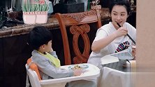 刘璇教育孩子果然严格，儿子连吃饭规矩都条条遵守，值得表扬
