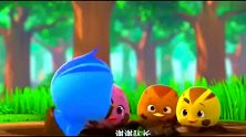 萌鸡小队：萌鸡们和小蚂蚱玩，小蚂蚱的弹跳力真好，萌鸡掉泥坑