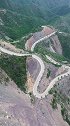 航拍盘踞在吕梁山脉上的盘山公路！建设者辛苦了！