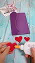 表白贺卡的做法教程来了，看完视频的你学会怎么做了吗