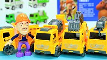 熊出没六款惯性工程车玩具