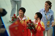 2008年今天：陈若琳/王鑫夺跳水女子双人10米台冠军