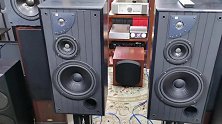 美国JBLARC9010寸三分频书架音箱试音