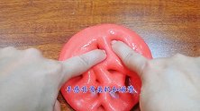 用液体面膜制作史莱姆，嫩滑的手感像果冻，看一眼就爱上了