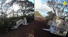 澳大利亚：一男子驾驶被盗车辆撞翻警车，向警官吐口水被捕