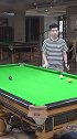 台球 斯诺克 一分钟小课堂，低杆右塞走位