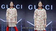 钟丽缇女儿们T台走秀气质佳，9岁考拉直发粉裙变酷girl！