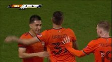 第39分钟休斯顿迪纳摩球员罗德里格斯进球 休斯顿迪纳摩1-0圣何塞地震