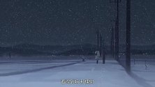 秒速5厘米：明里贵树樱花树下雪中浪漫初吻