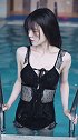 出水芙蓉 杭州街拍 泳池美女