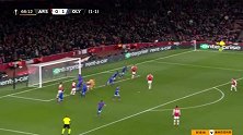 第67分钟阿森纳球员厄齐尔射门 - 打偏