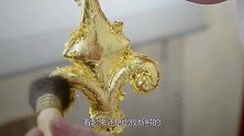 把100张金箔，用机械压在一起，能变成金砖？土豪亲测画面心碎