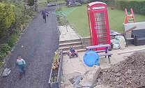 英国：笑翻了！一年轻妈妈和5岁儿子被一只鸡追得满街跑