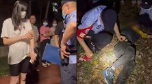 女子被醉酒男拖入草丛欲行不轨，居民报警，嫌疑人被当场抓获