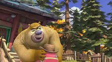熊出没：熊大真是长兄为父啊，看着熊二开心，一切都值得了