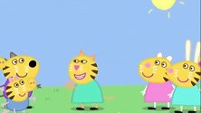 小猪佩奇：小猫教大家老虎的习性，佩奇跟伙伴们学得很认真