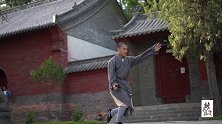 一击旋风腿出场,少林拳脚下阵阵发声，打出拳风，真是气场强大