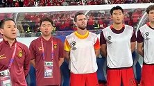 记者晒塞尔吉尼奥赛前唱国歌视频：看出来是练了的