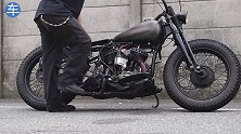 1946年制造的哈雷摩托车，保存到现在依然最拉风