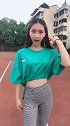最近超火的印度舞曲，这个小姐姐的小肚脐亮了，扭的真性感！