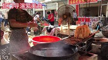 怀远传统美食泡条馓子，开水泡着吃，老人买很多寄给大城市的孩子