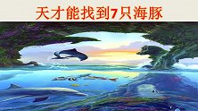 据说这图中有7只海豚，我眼泪都看出来了，只找到了5只，高手来