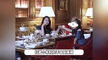 伊能静和女儿度假穿亲子装，7岁小米粒身形出众，遗传秦昊高颜值