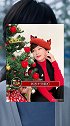 赵雅芝晒出与圣诞树的合照，照片中她头戴麋鹿贝雷帽，气质温婉优雅，大家能看出女神已经66岁了吗