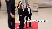 巩俐与75岁老公出席中法国宴，走路带风气场全开，夫妻俩大秀恩爱