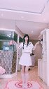 美丽女孩模仿经典舞蹈，音乐响起之后舞姿真美