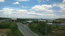 火车驶出吉林市（拍摄于2019年6月）