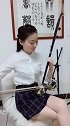 二胡演奏《驼铃》，美女二胡拉的真棒简直太好听了