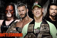 决胜战场2014：WWE冠军四方混战赛 塞纳VS罗门VS奥顿VS凯恩