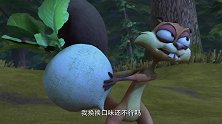 熊出没：松鼠不吃松果了，想要换个口味，没想到和地鼠抢起了萝卜