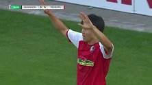 第19分钟弗赖堡球员权昶勋进球 曼海姆0-1弗赖堡