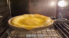 高颜值0失败的荷兰松饼，只要有鸡蛋、糖、牛奶、面粉、黄油就能做，外焦里嫩巨好吃！美食创作人