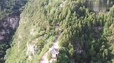 航拍济南佛慧山，漫山遍野的绿色森林，休闲游玩的好去处