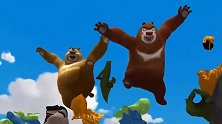 熊出没之过年－盗猎者用迷魂针把熊大熊二迷惑，要抓去卖掉