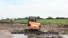 为什么履带式挖掘机能在淤泥水田中运行自如自由挖掘 ？