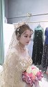 姑娘的新娘妆，这也太漂亮了，如果能嫁我就好了