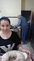 阿尔及利亚美女今天吃兔子肉，这一口中文说的，我差点没听懂！