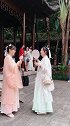 汉服出行，哪都能见到可爱的小姐姐，真好