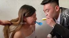 爆笑：伴娘婚礼送祝福，紧张到语无伦次，听的我都不会了